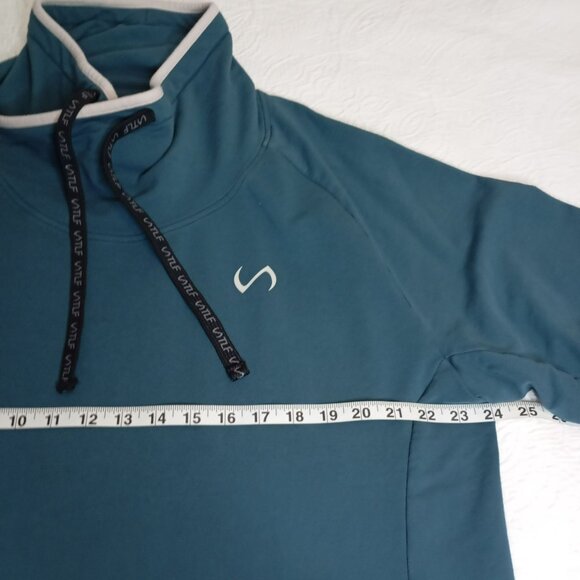 TLF Teal Pullover Hoodie 2XL With Kangaroo Pocket & Drawstring Collar Mens - Picture 9 of 11
